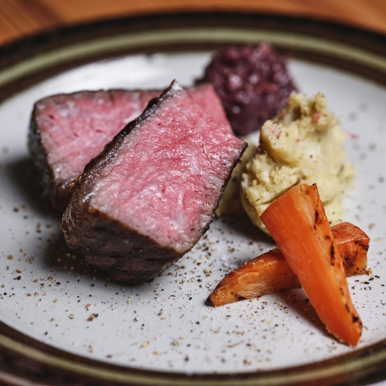 鹿児島産薩摩牛 ランプ炭火焼き