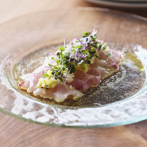 活〆旬魚カルパッチョ